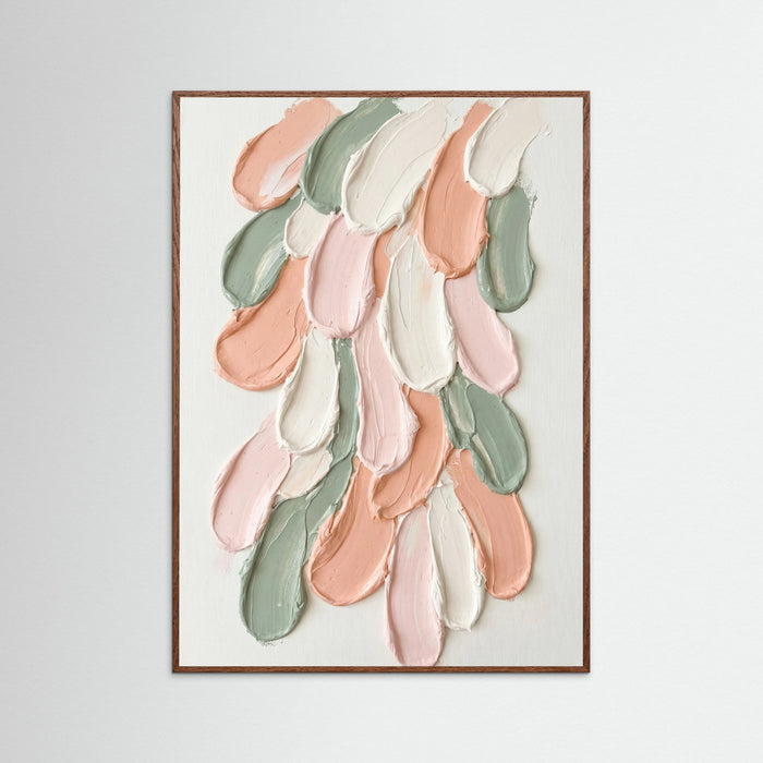 Oak Dark Soft Impasto Blooms