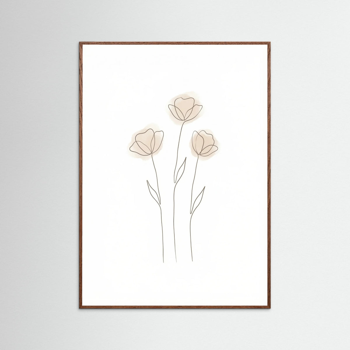Oak Dark Soft Petal Sketch