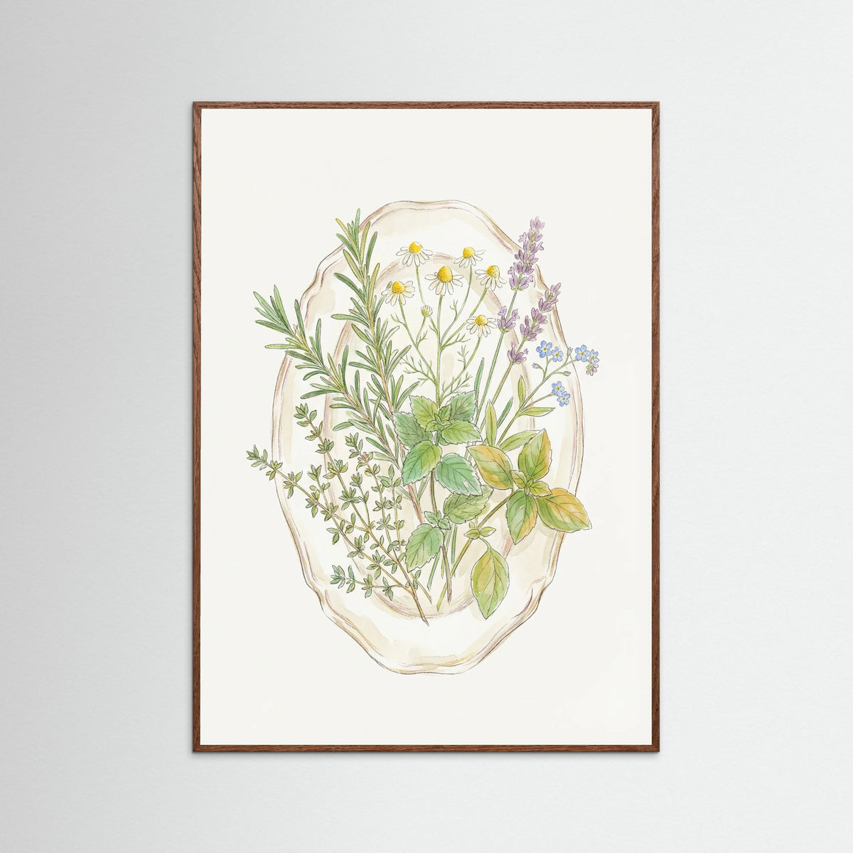 Oak Dark Spring Bloom Vase