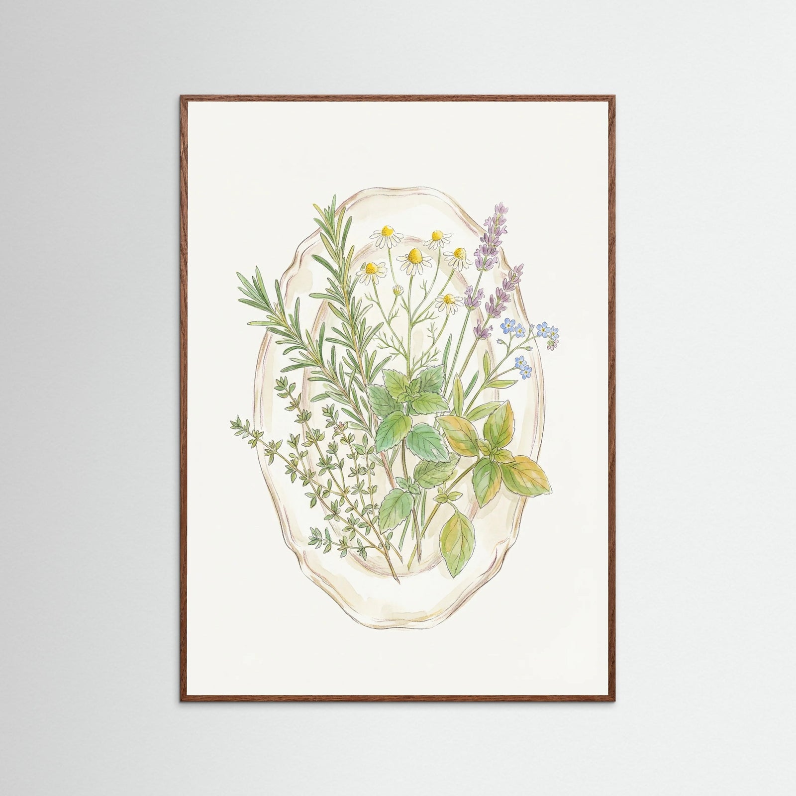 Oak Dark Spring Bloom Vase