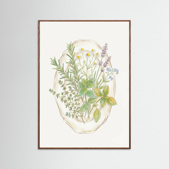 Oak Dark Spring Bloom Vase