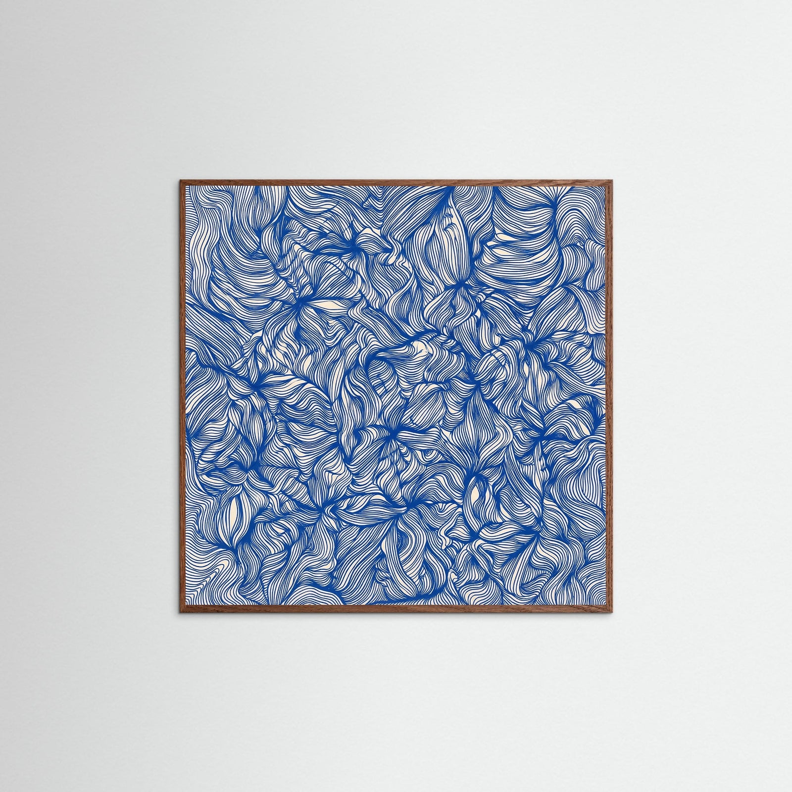 Oak Dark Square Azure Currents