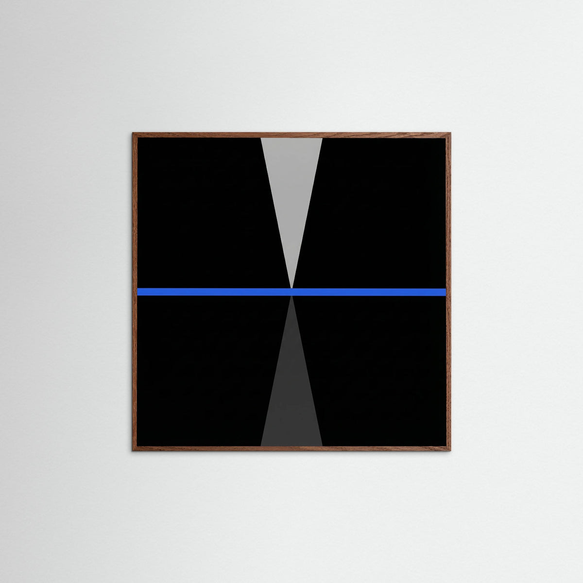 Oak Dark Square Blue Aperture