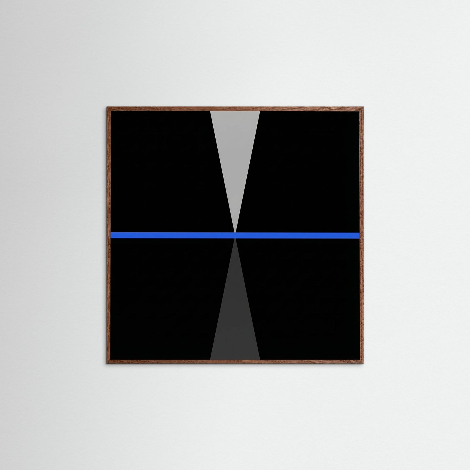 Oak Dark Square Blue Aperture