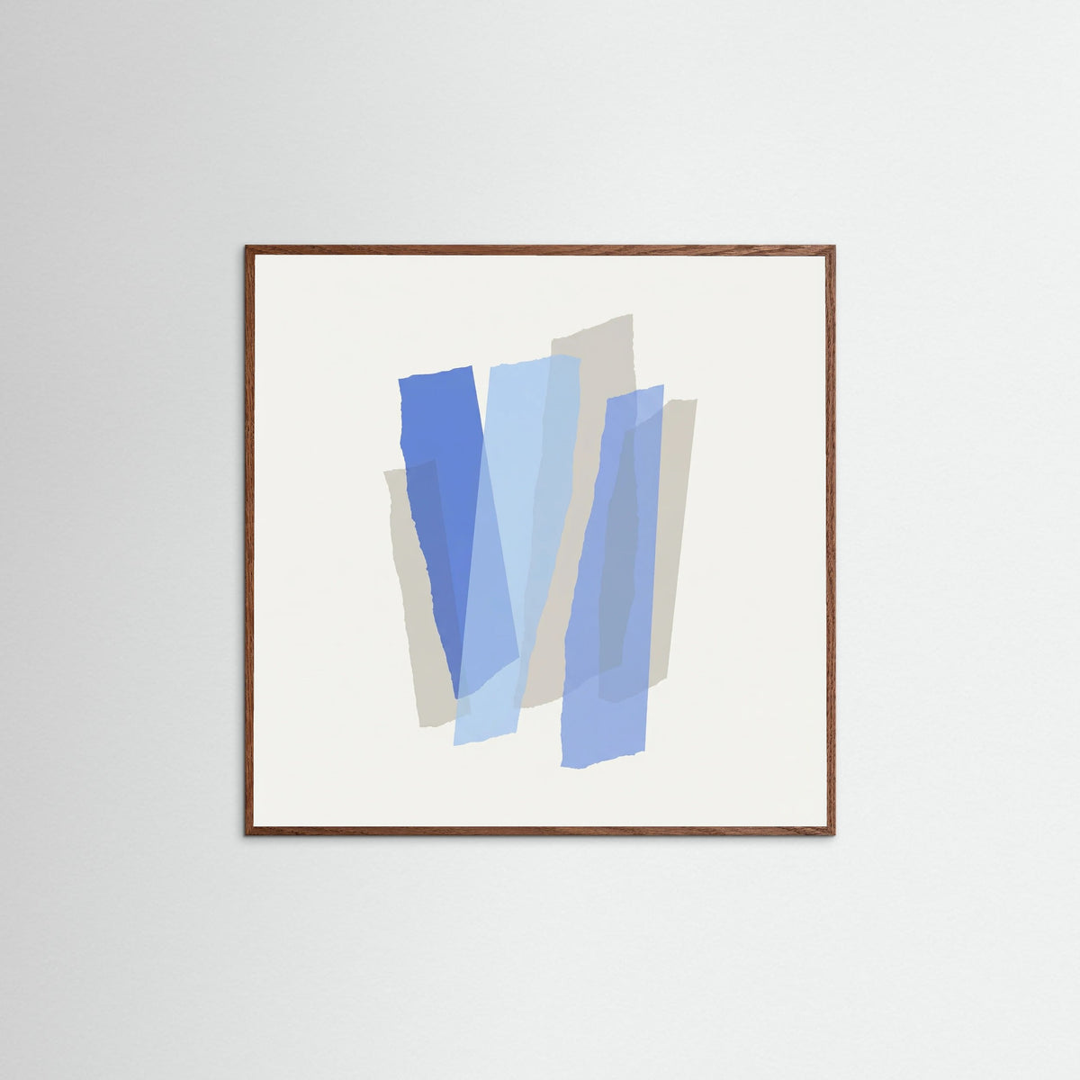 Oak Dark Square Blue Intersections