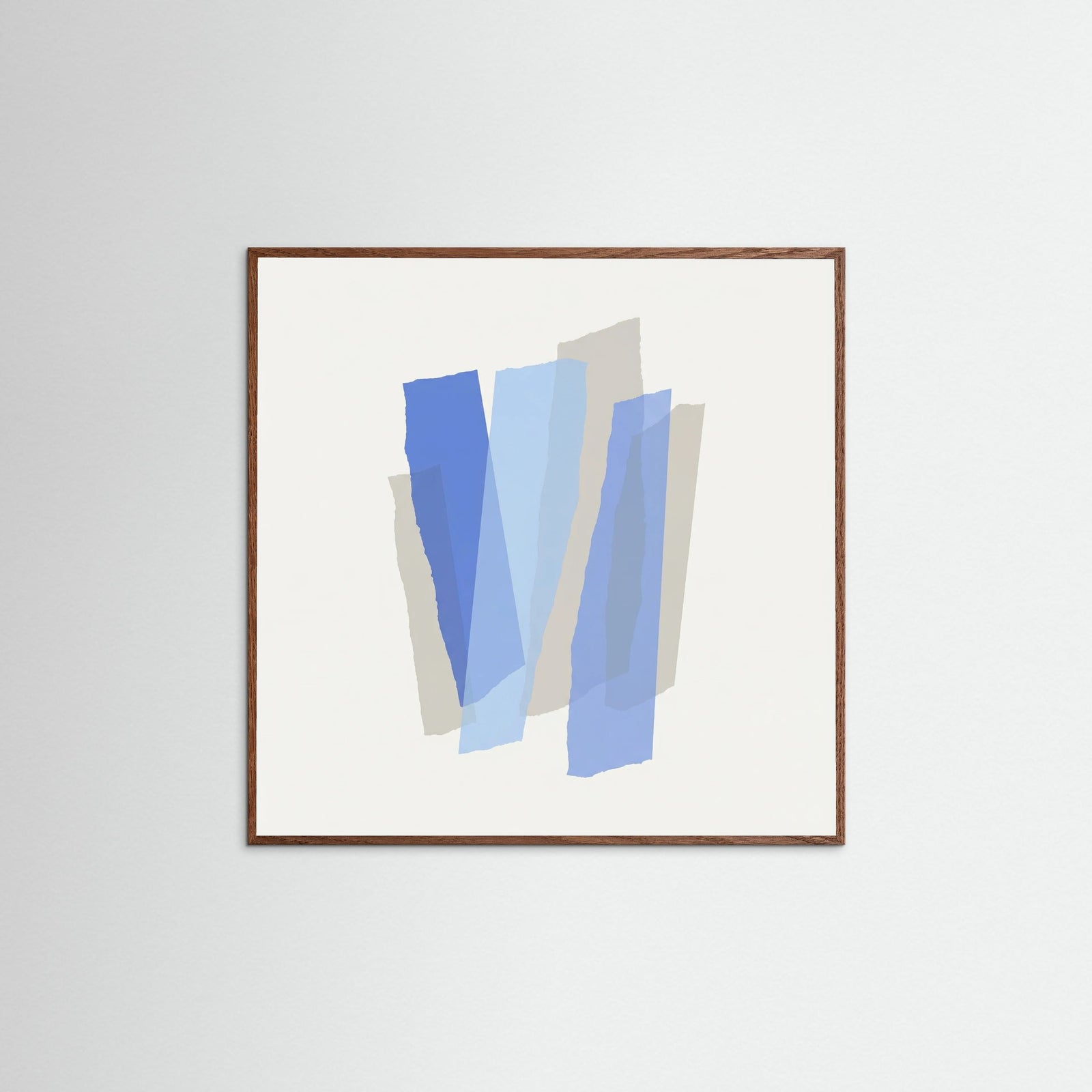 Oak Dark Square Blue Intersections