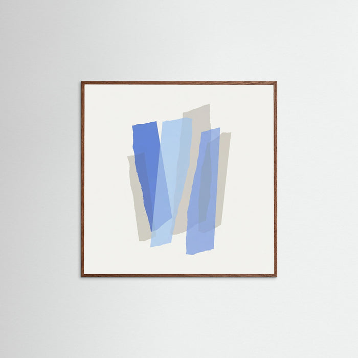 Oak Dark Square Blue Intersections