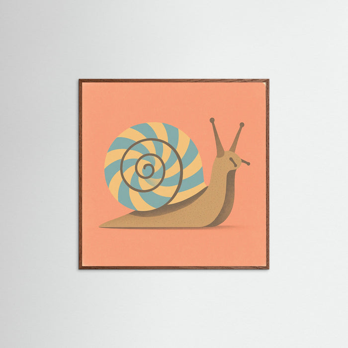 Oak Dark Square Candy Snail