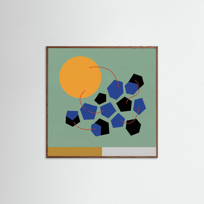Oak Dark Square Celestial Dance