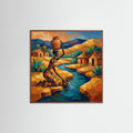 Oak Dark Square Coastal Companions