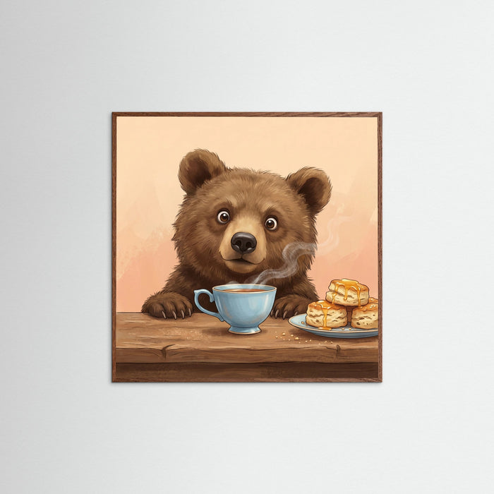Oak Dark Square Curious Sips