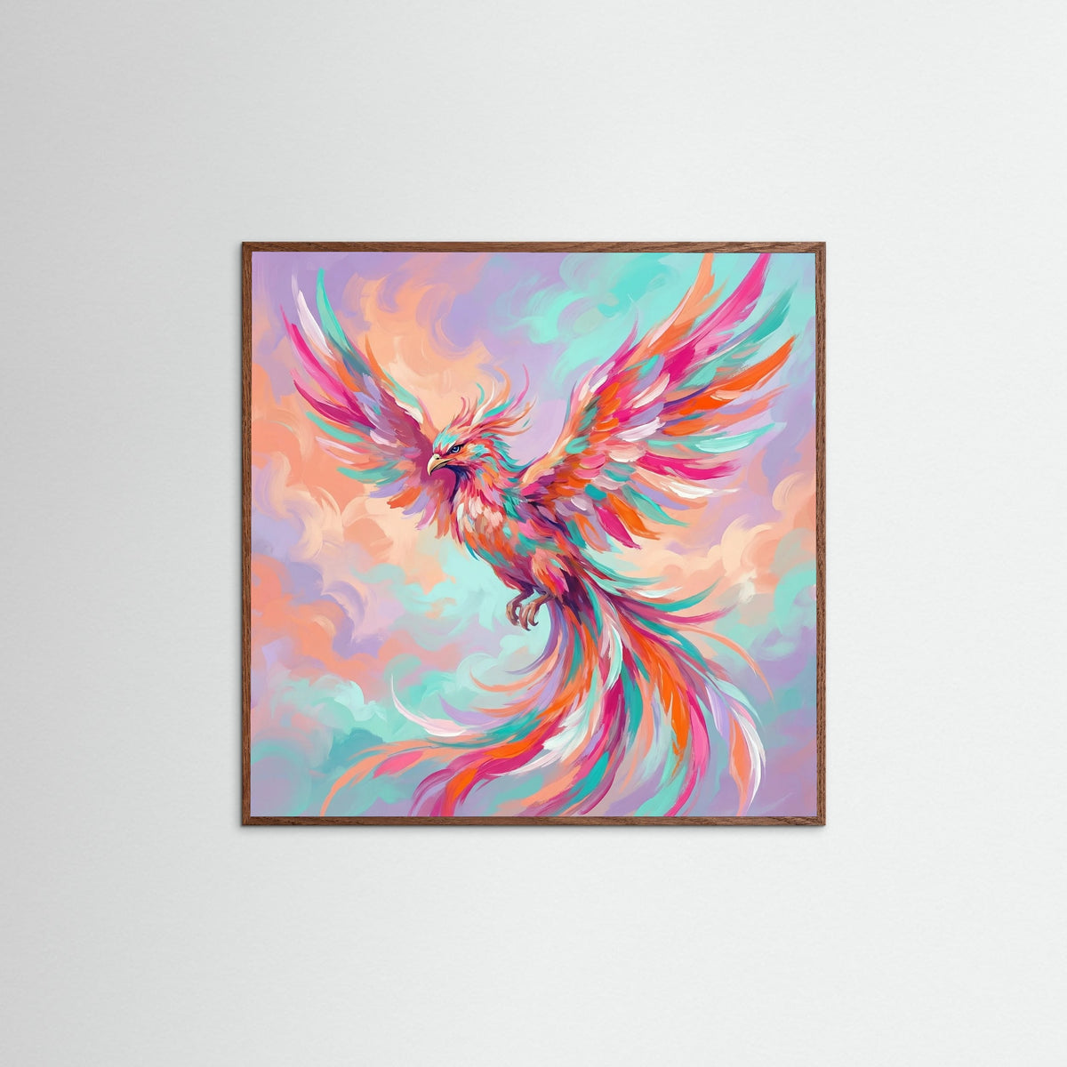 Oak Dark Square Dreamy Unicorn Spirit