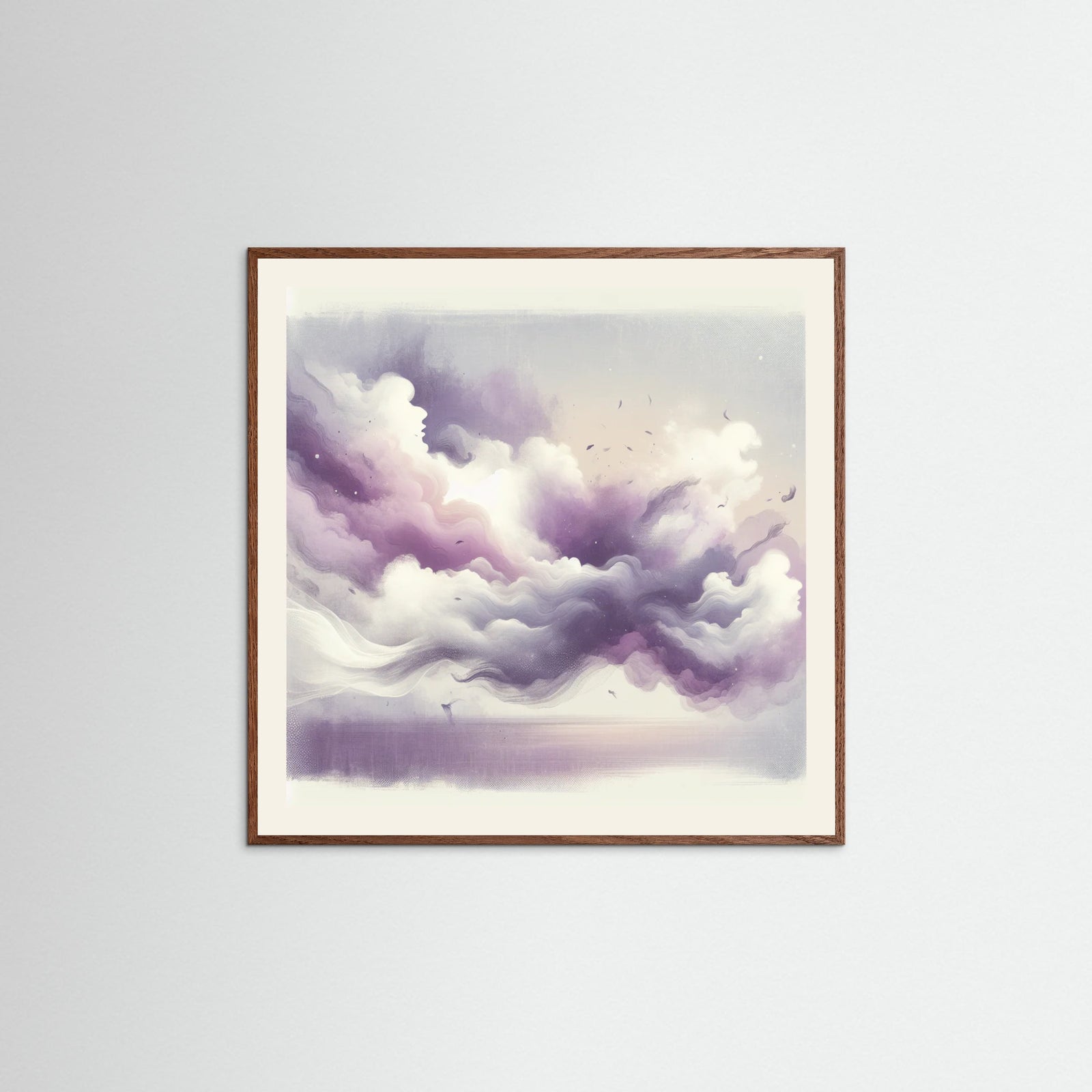 Oak Dark Square Ethereal Whisper