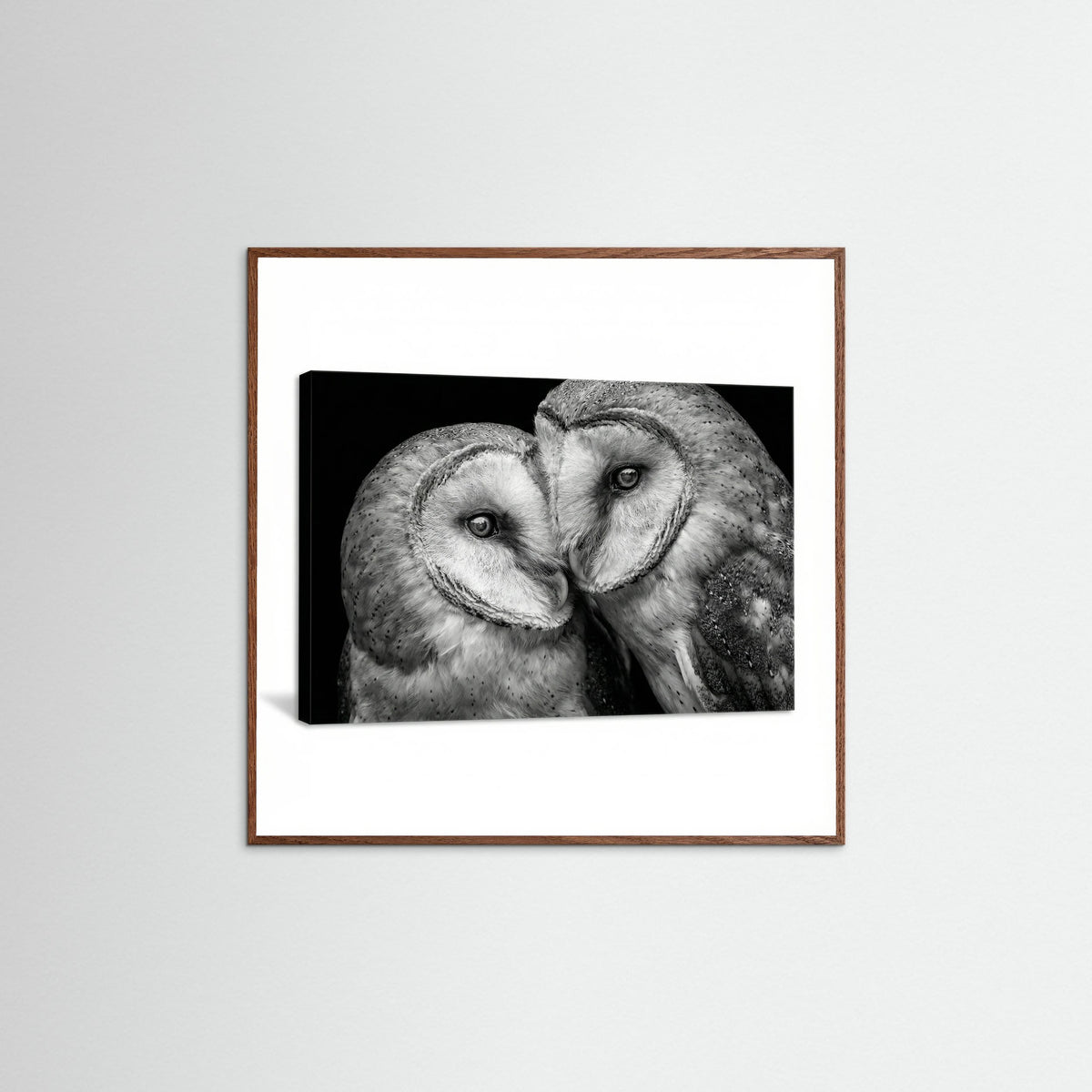 Oak Dark Square Feathered Connection