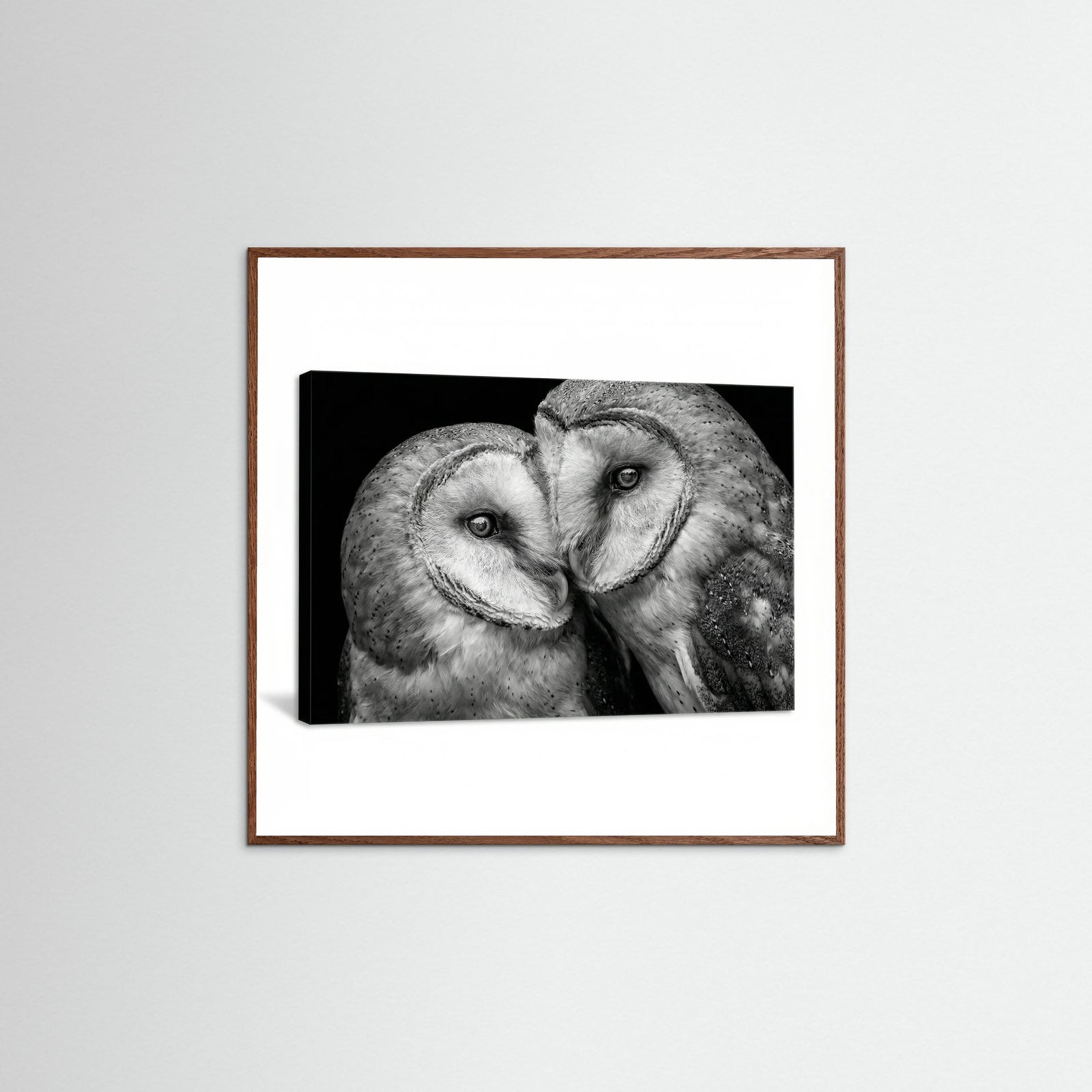 Oak Dark Square Feathered Connection