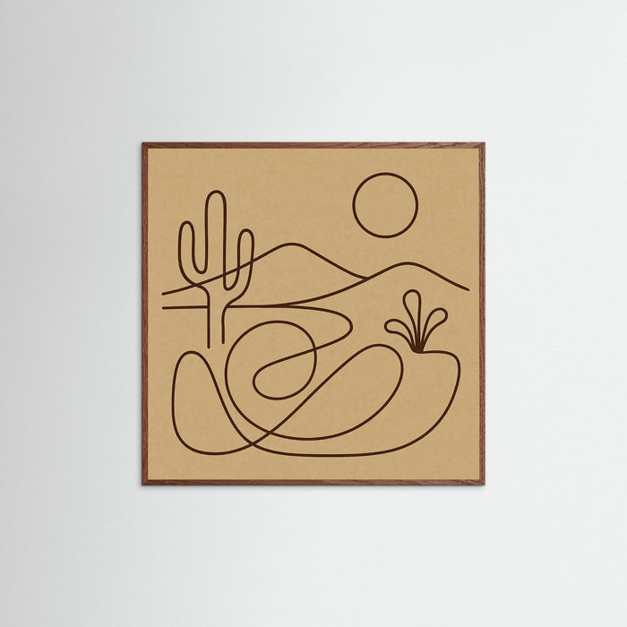 Oak Dark Square Fluid Conversation