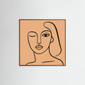 Oak Dark Square Fluid Face