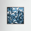 Oak Dark Square Fragmented Harmony
