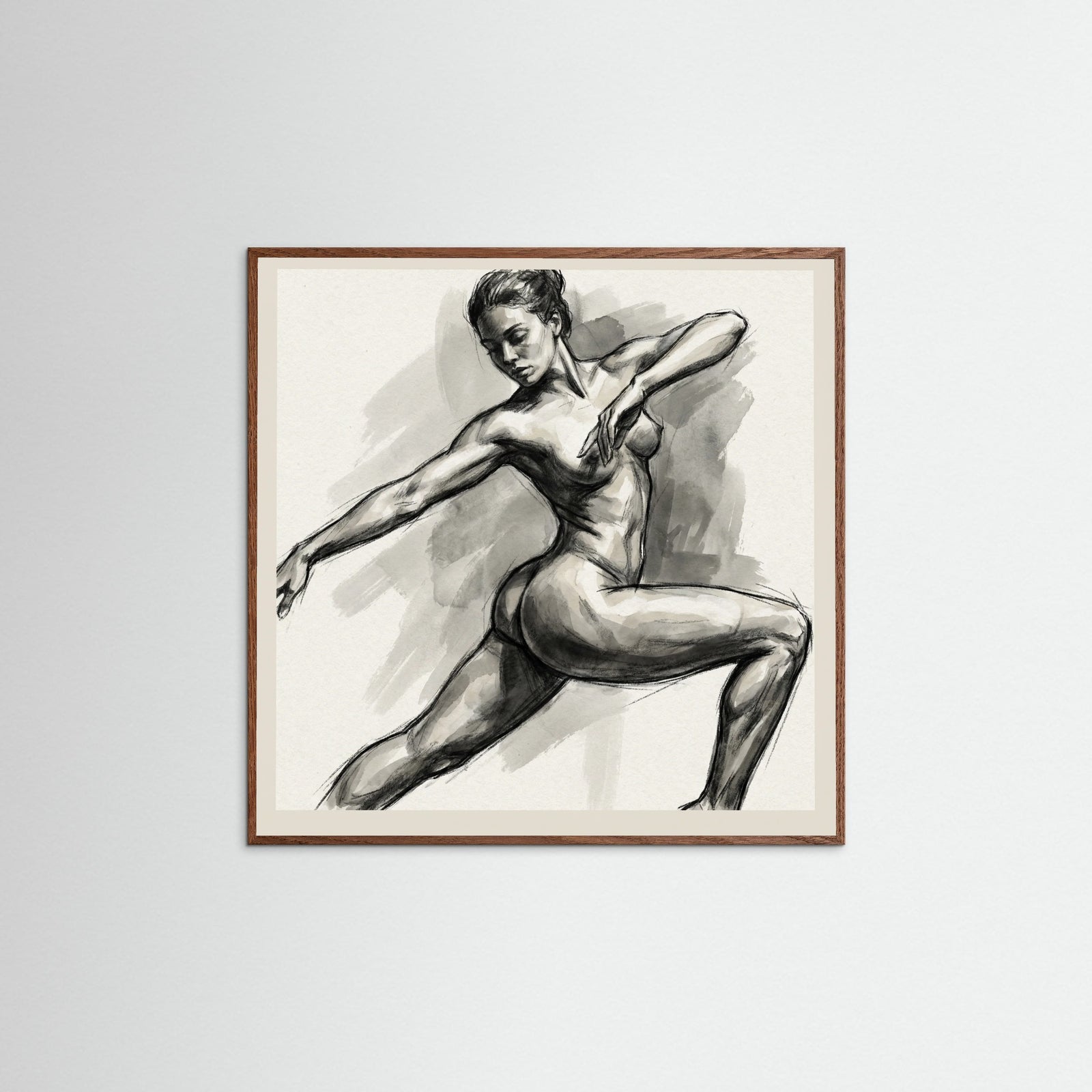 Oak Dark Square Free Feminine Form