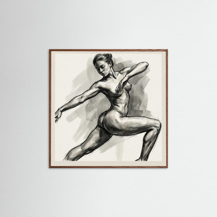 Oak Dark Square Free Feminine Form