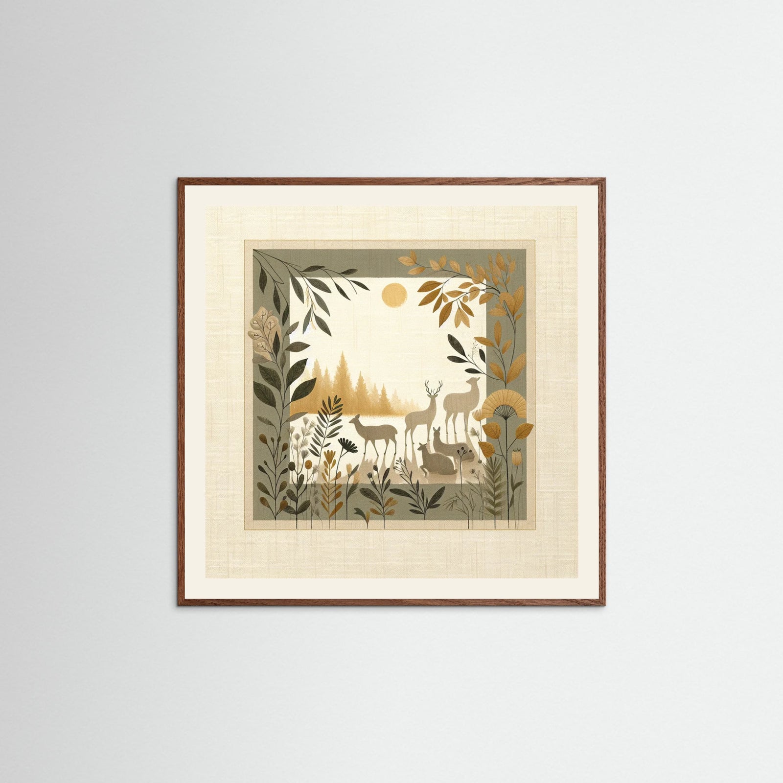 Oak Dark Square Gentle Spirit