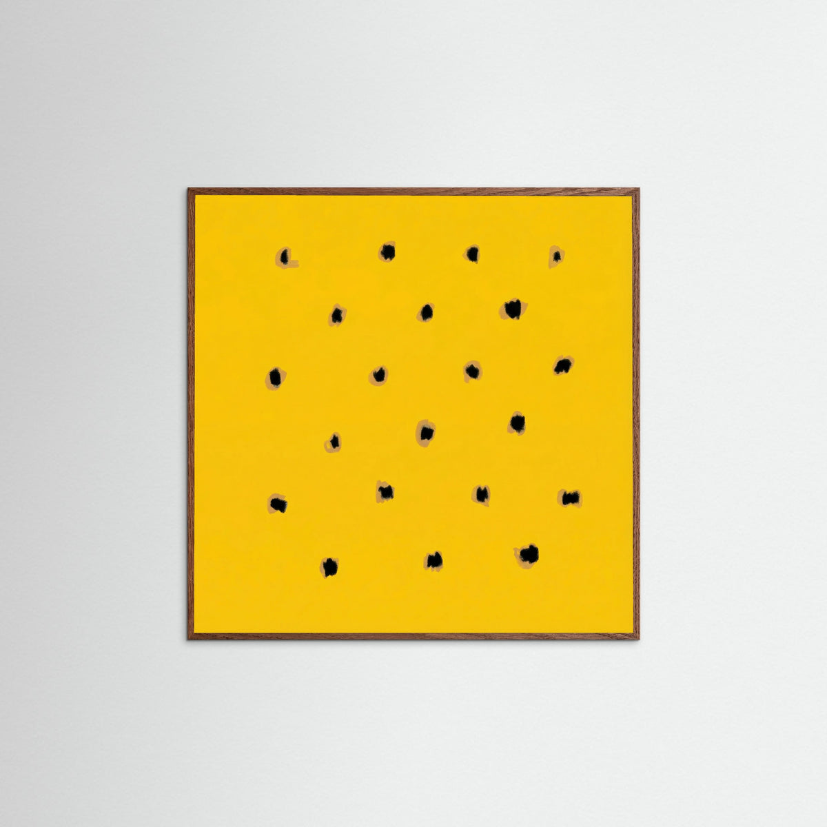 Oak Dark Square Golden Speckles