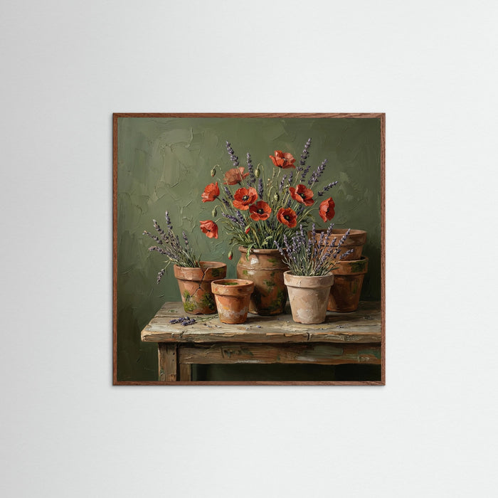 Oak Dark Square Harvest Maiden
