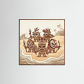 Oak Dark Square Kotu Island Warrior