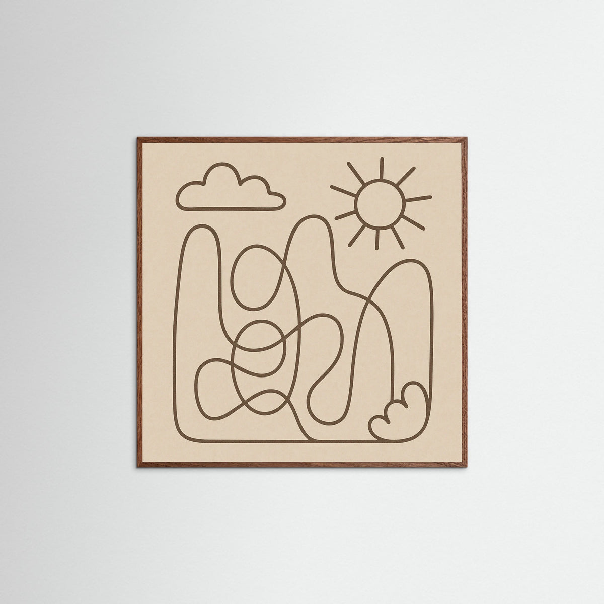 Oak Dark Square Line Dance