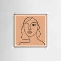 Oak Dark Square Linear Grace
