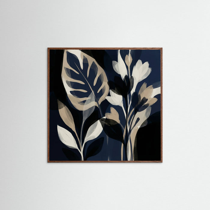 Oak Dark Square Midnight Contemplation