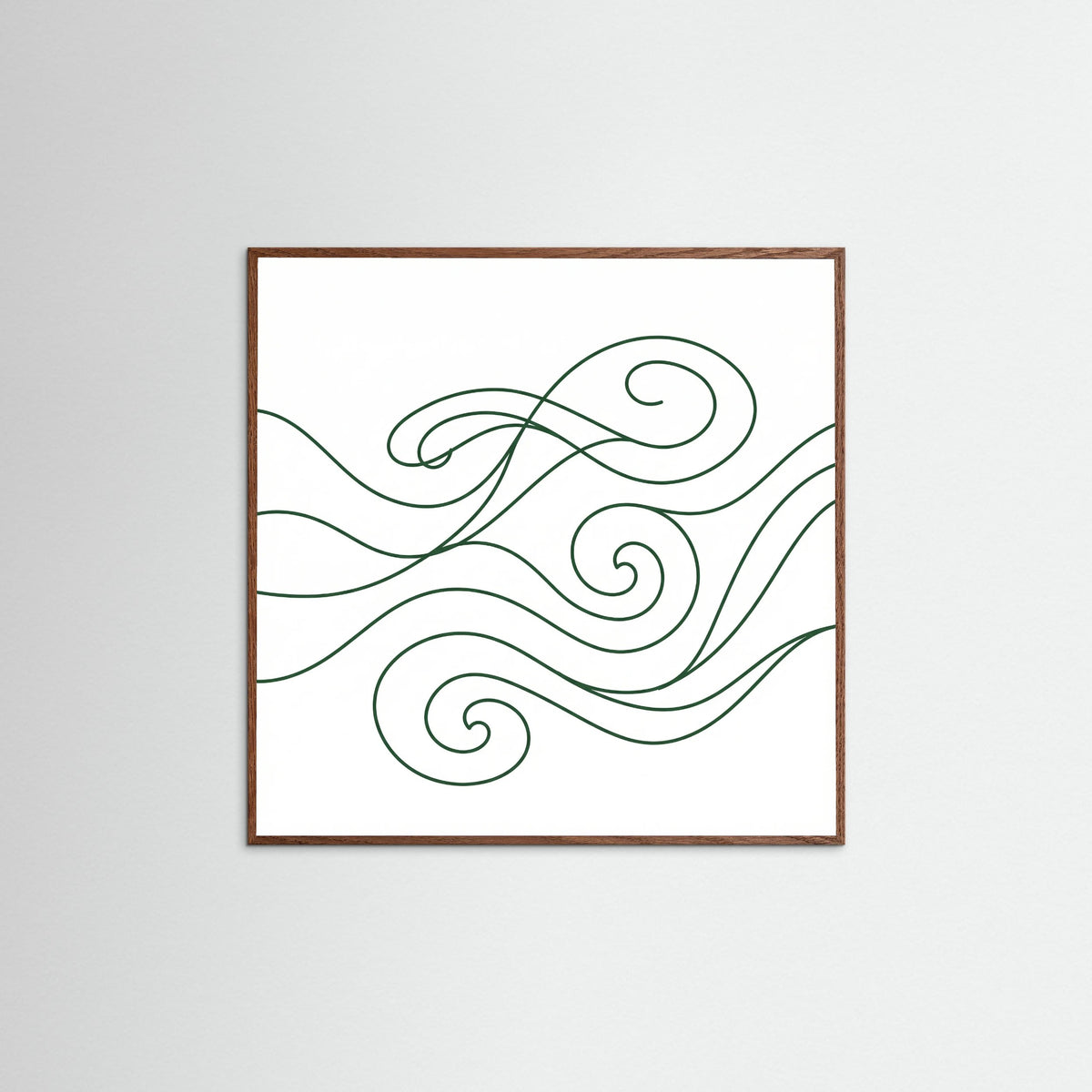 Oak Dark Square Midnight Flow