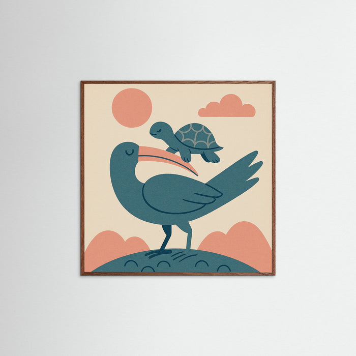 Oak Dark Square Mother Child Cloud