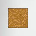 Oak Dark Square Ochre Line Flow