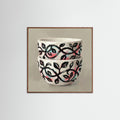Oak Dark Square Patterned Vessel Bloom