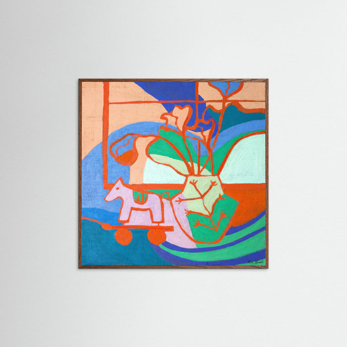 Oak Dark Square Playful Indoor Garden