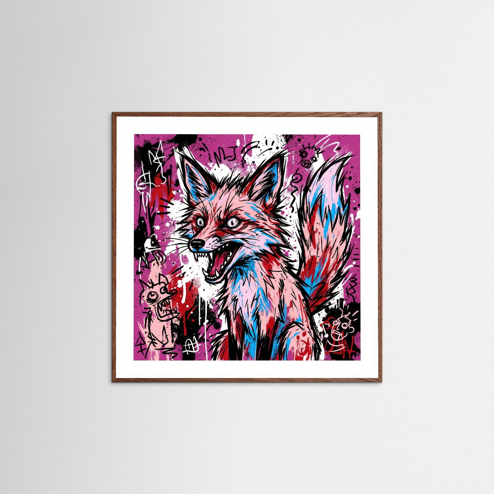 Oak Dark Square Primal Chaos