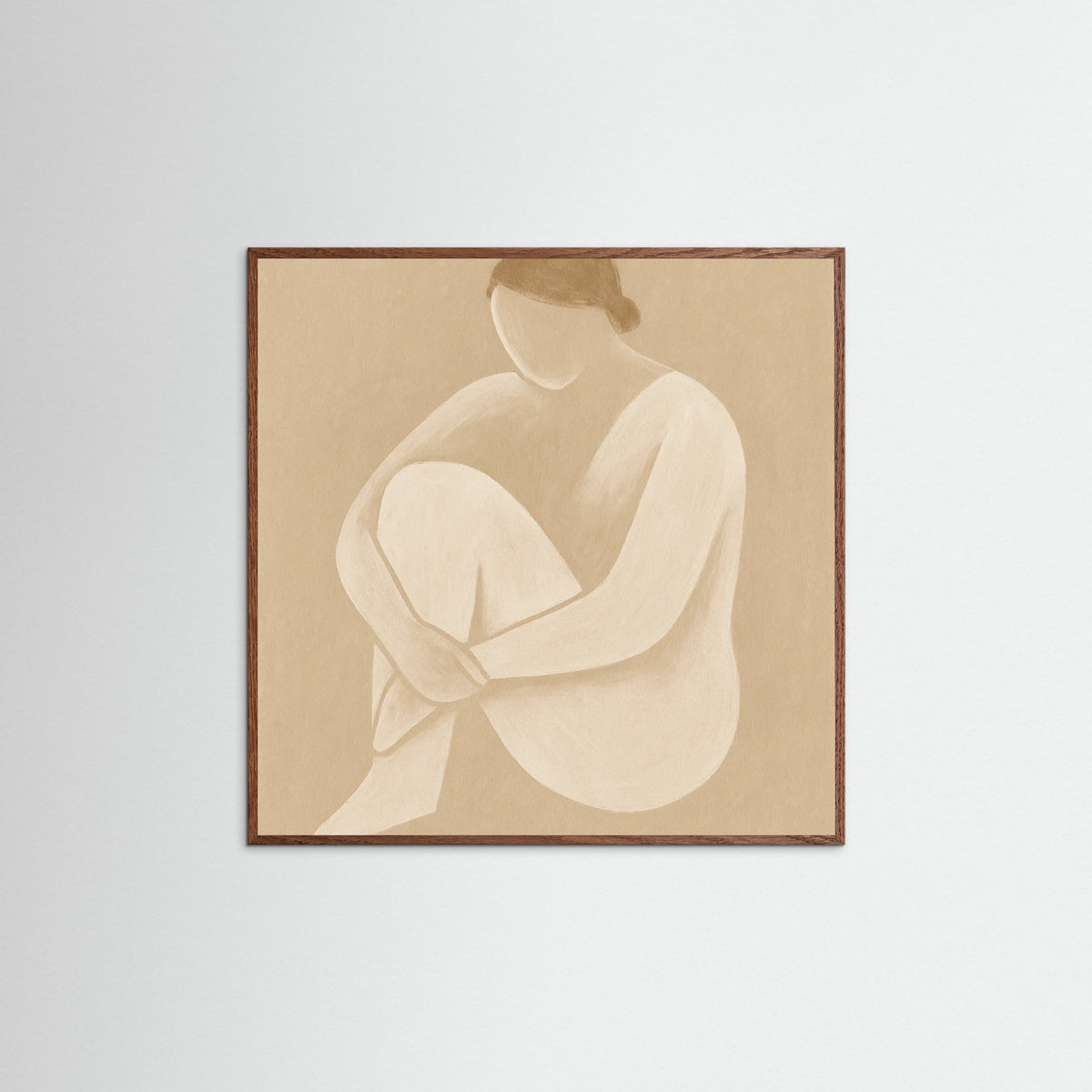 Oak Dark Square Quiet Lines