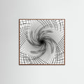 Oak Dark Square Rhythmic Grids