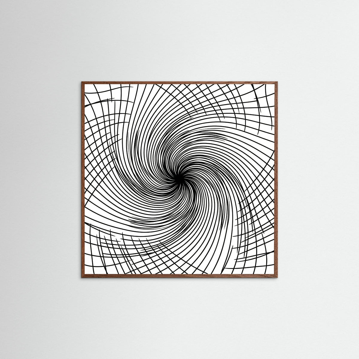 Oak Dark Square Rhythmic Grids