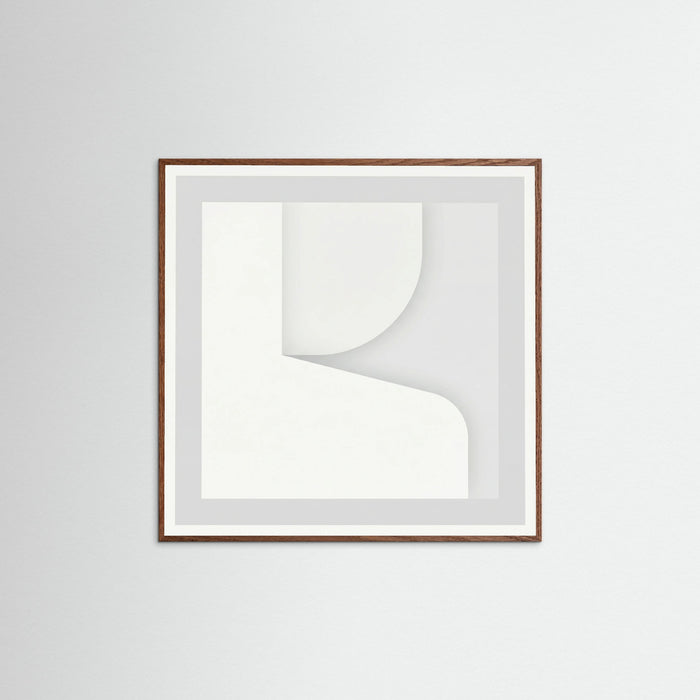 Oak Dark Square Soft Abstraction