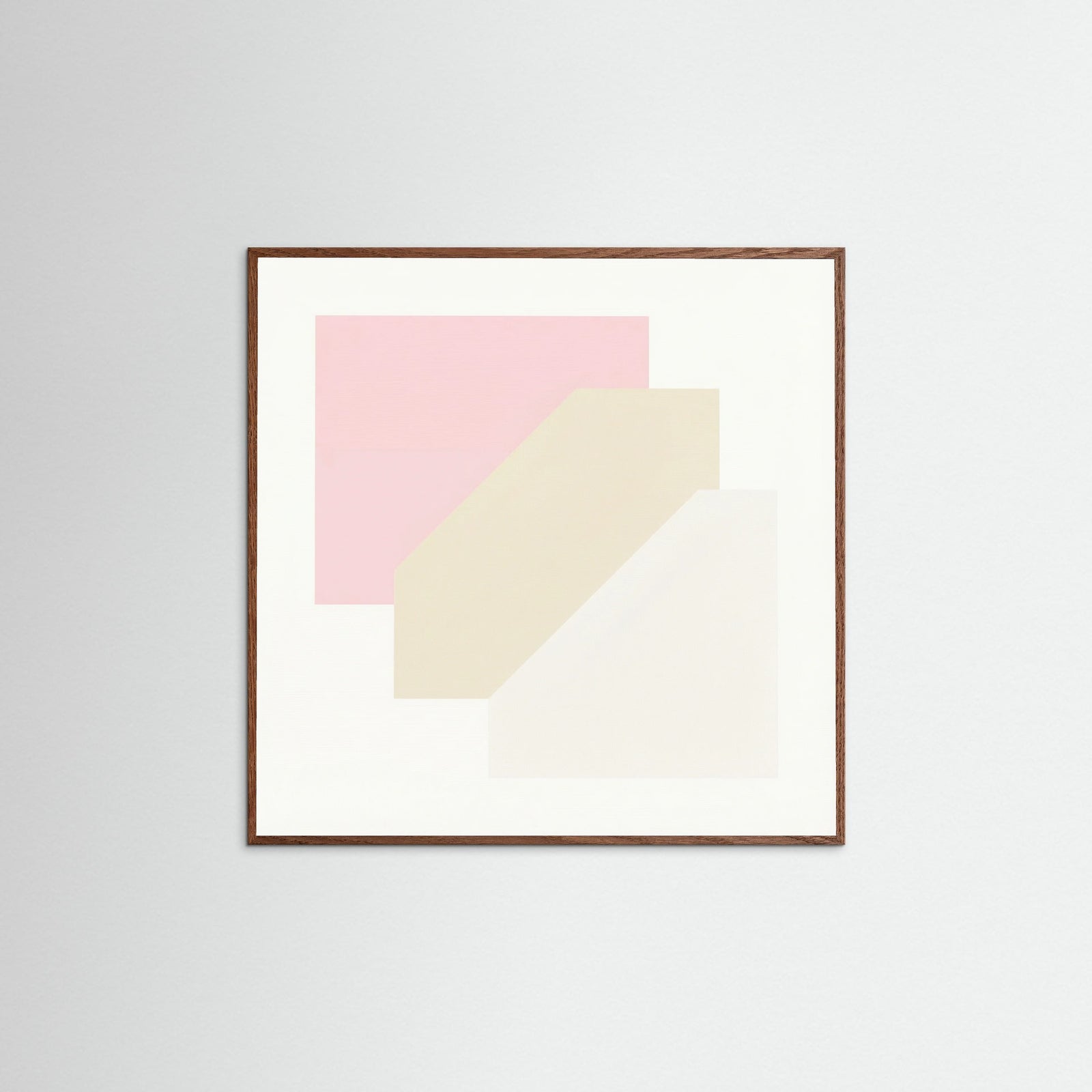 Oak Dark Square Soft Geometry