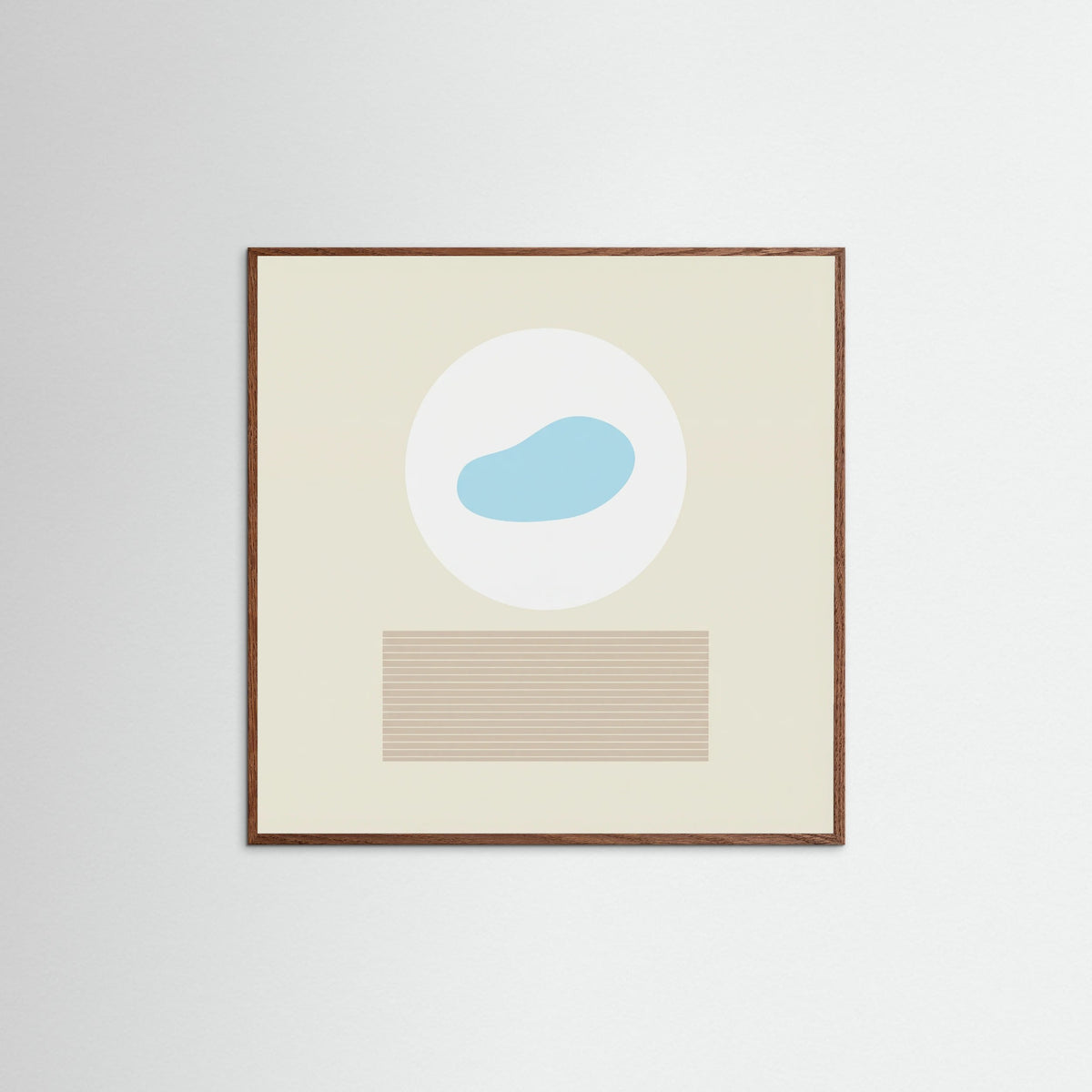 Oak Dark Square Soft Horizons