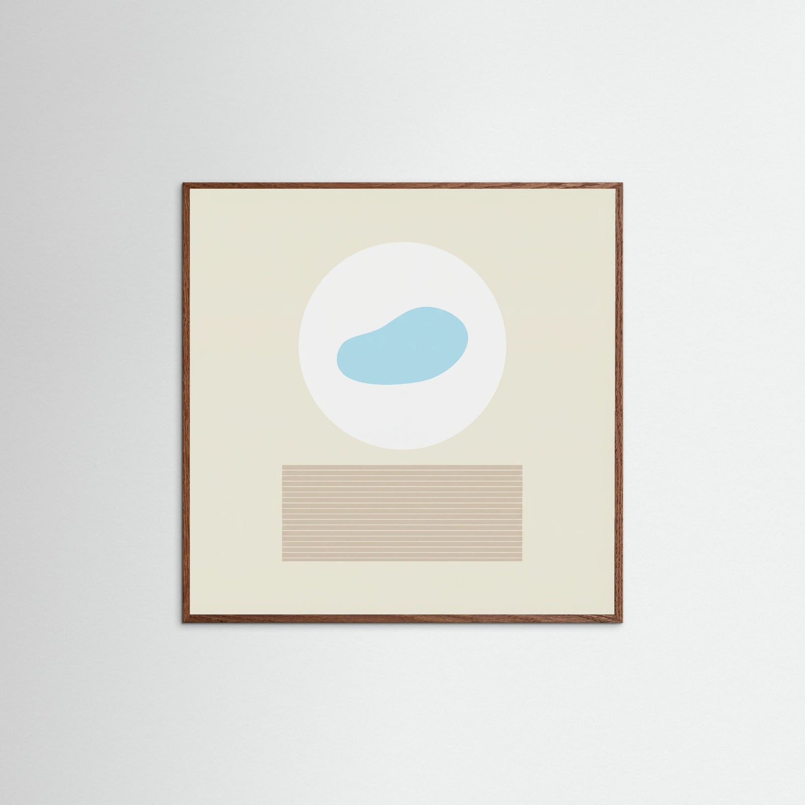 Oak Dark Square Soft Horizons