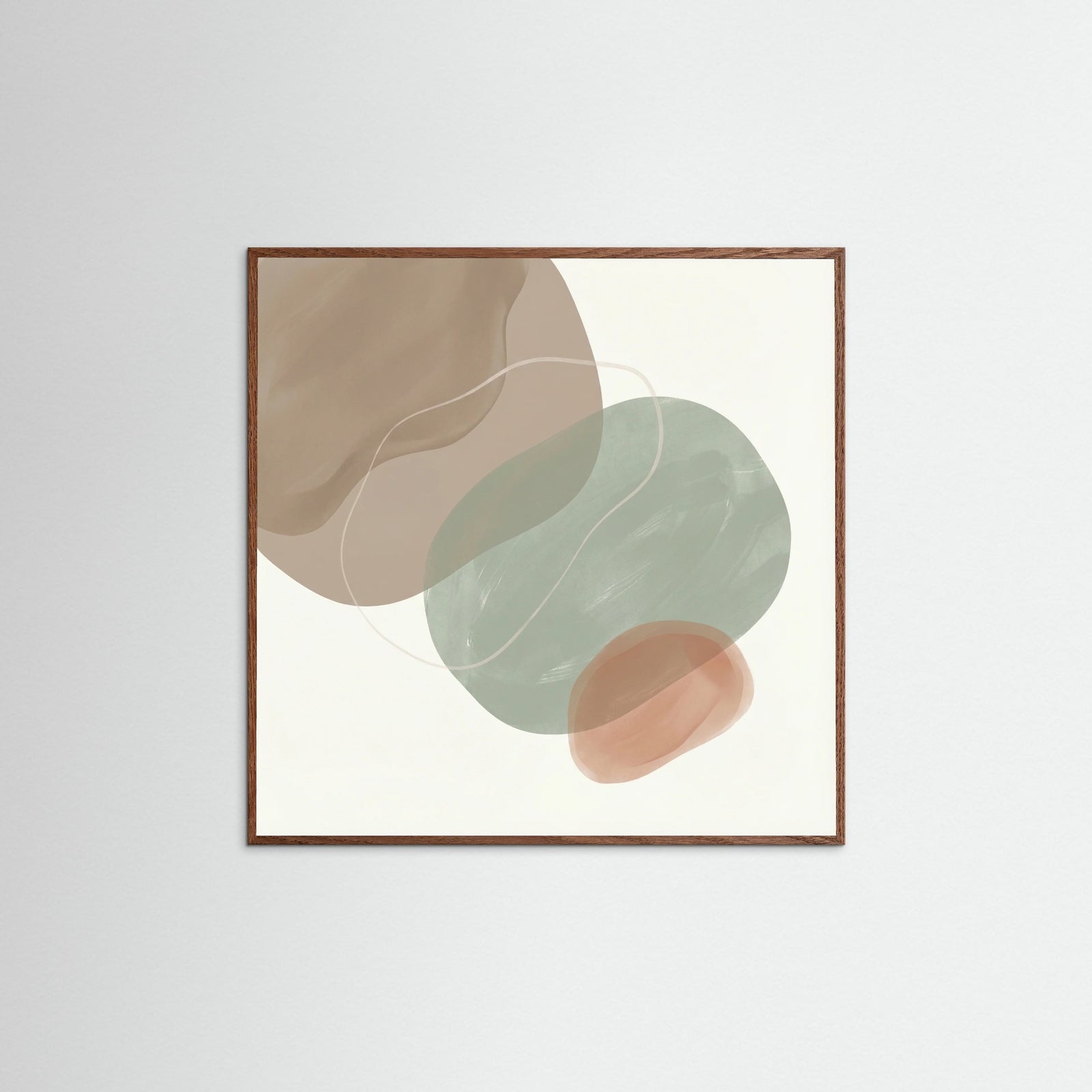 Oak Dark Square Soft Intersections