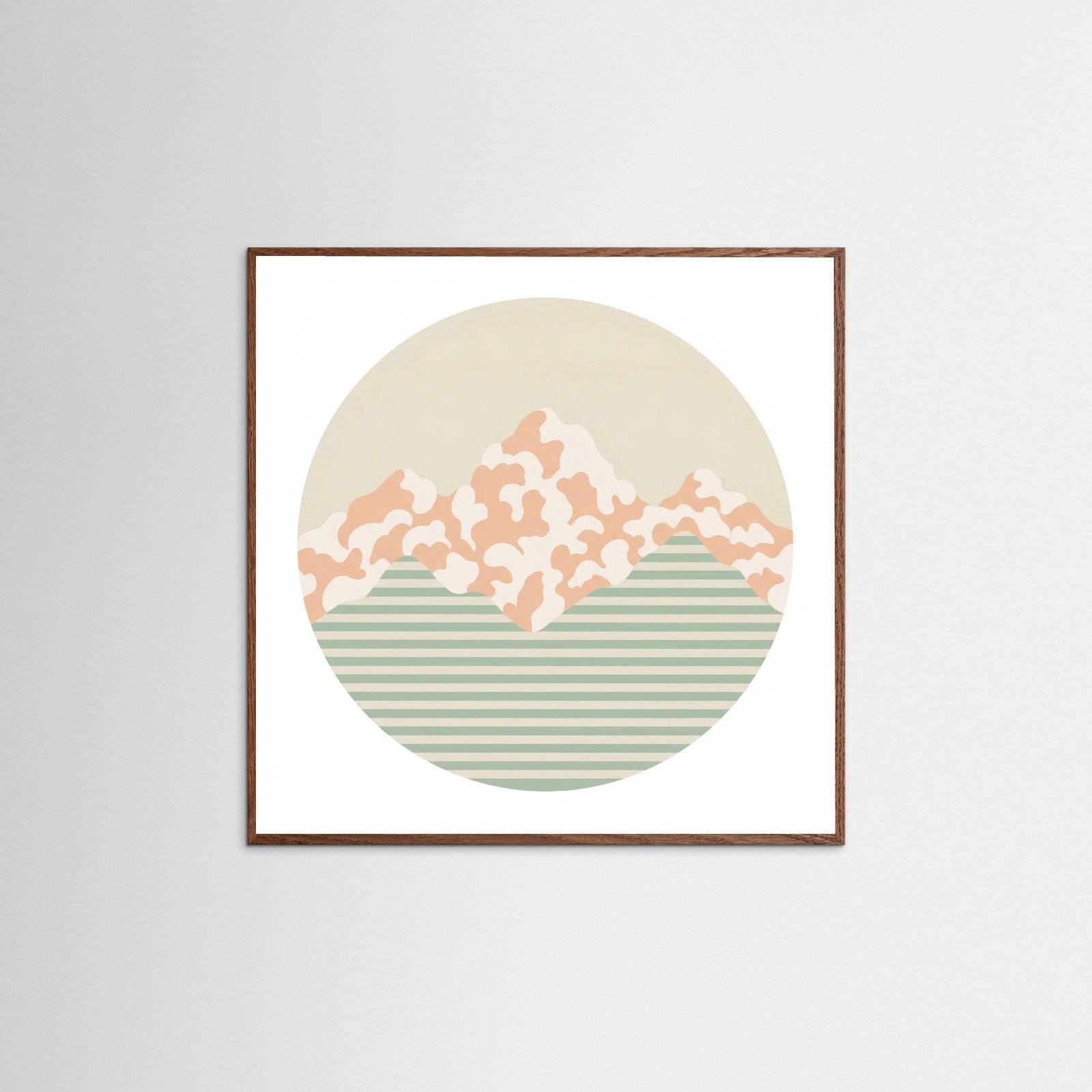 Oak Dark Square Soft Patterns