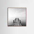 Oak Dark Square Surf Palms