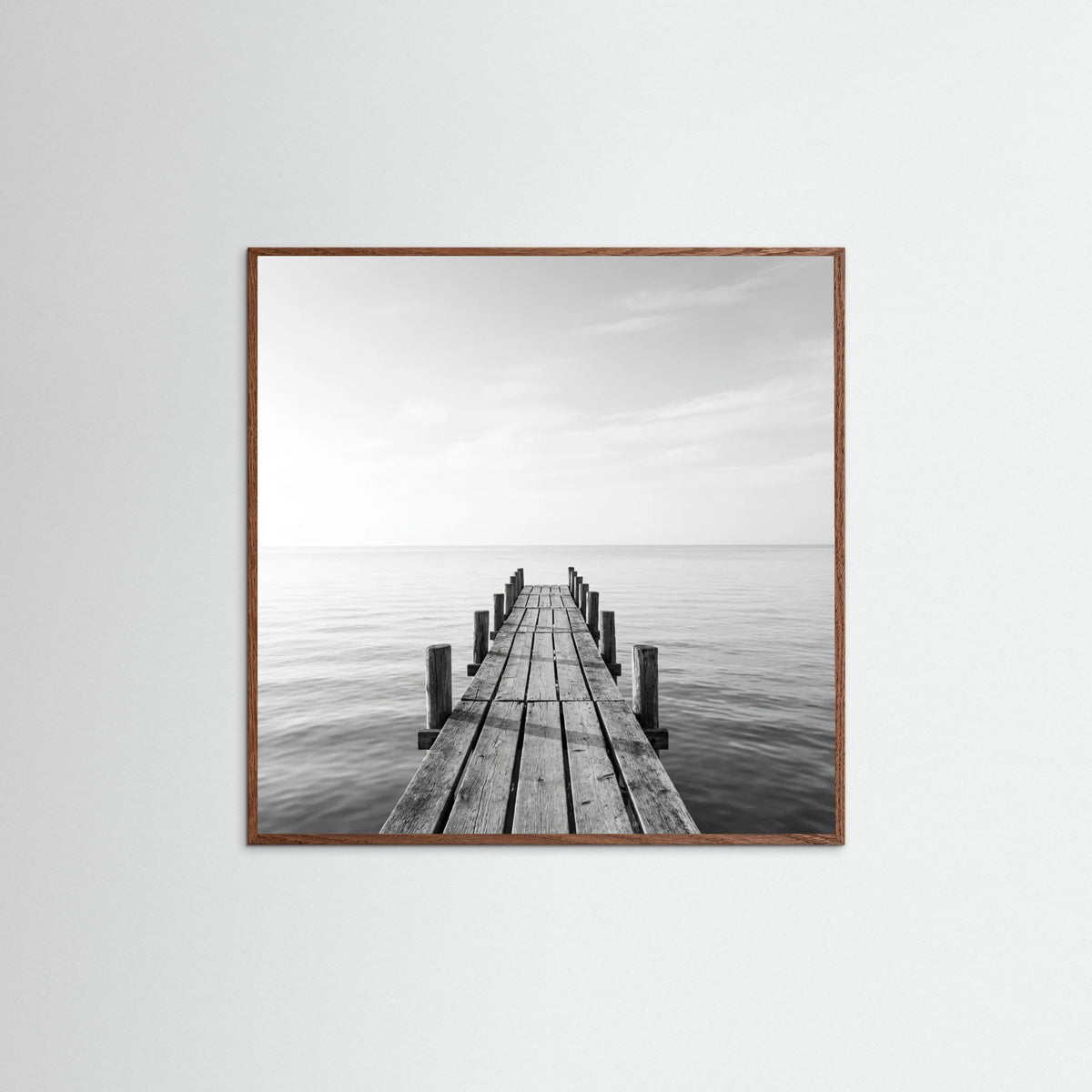 Oak Dark Square Surf Palms