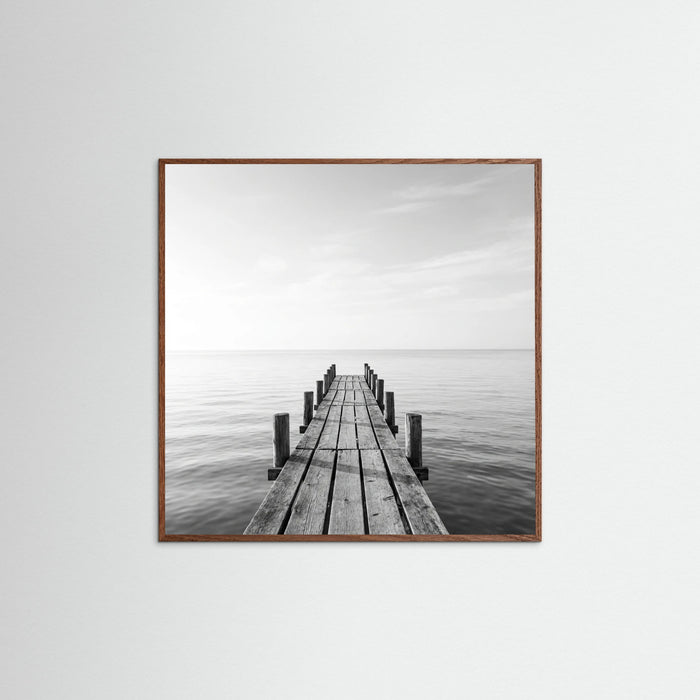 Oak Dark Square Surf Palms