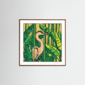 Oak Dark Square Verdant Embrace